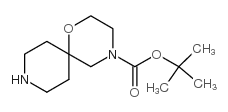 1-氧杂-4,9-二氮杂螺[5.5]十一烷-4-甲酸叔丁酯结构式