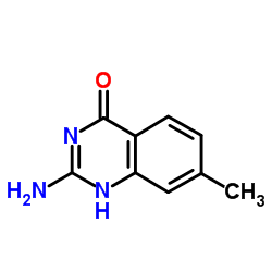 2-Amino-7-methyl-4(1H)-quinazolinone结构式