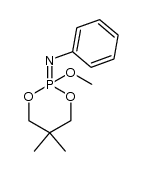 2-methoxy-2-N-phenylimino-5,5-dimethyl-1,3,2-dioxaphosphorinane结构式