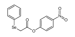p-Nitrophenyl(phenylselenyl)acetate Structure