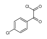 Benzeneacetyl chloride, 4-chloro-alpha-oxo- (9CI) Structure