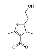 2-(1,4-dimethyl-5-nitroimidazol-2-yl)ethanol结构式