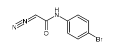 p-bromo-α-diazoacetanilide Structure