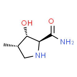 L-Ribonamide, 2,4,5-trideoxy-2,5-imino-4-methyl- (9CI)结构式