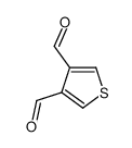 3,4-噻吩二甲醛结构式