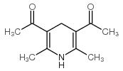 3,5-二乙酰基-1,4-二氢-2,6-二甲基吡啶结构式