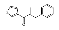2-benzyl-1-thiophen-3-ylprop-2-en-1-one结构式