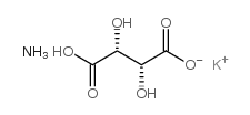 azanium,potassium,2,3-dihydroxybutanedioate Structure