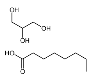 octanoic acid,propane-1,2,3-triol Structure