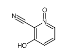 2-Pyridinecarbonitrile,3-hydroxy-,1-oxide(9CI) Structure