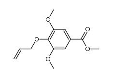 methyl 4-(allyloxy)-3,5-dimethoxybenzoate Structure