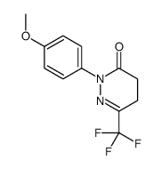2-(4-METHOXYPHENYL)-6-(TRIFLUOROMETHYL)-4,5-DIHYDROPYRIDAZIN-3(2H)-ONE Structure