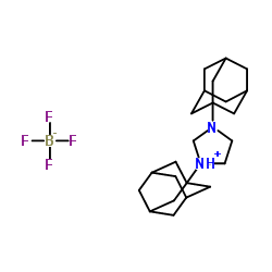 1,3 -二( 1-金刚烷基)咪唑啉鎓四氟硼酸盐结构式