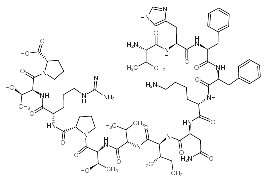 髓磷脂碱性蛋白(87-99)结构式