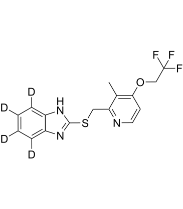 Lansoprazole Sulfide D4 Structure