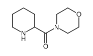 4-(哌啶-2-基羰基)吗啉结构式