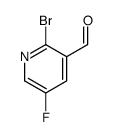 2-bromo-5-fluoropyridine-3-carbaldehyde Structure