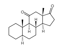 5α-androstane-11,17-dione Structure