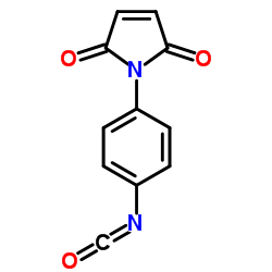 4 -(马来酰亚胺基)苯基异氰酸酯结构式