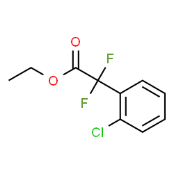 Ethyl 2-(2-Chlorophenyl)-2,2-difluoroacetate Structure