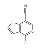 4-氯噻吩并[3,2-c]吡啶-7-甲腈结构式