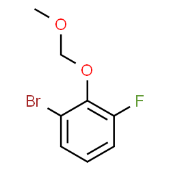 1-Bromo-3-fluoro-2-(methoxymethoxy)benzene结构式