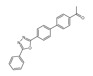 2-(4'-acetylbiphenyl-4-yl)-5-phenyl-1,3,4-oxadiazole Structure