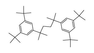 2,5-Bis(3,5-di-tert-butylphenyl)-2,5-dimethylhexane Structure