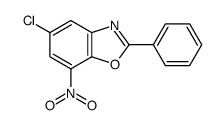 5-Chloro-7-nitro-2-phenyl-1,3-benzoxazole结构式