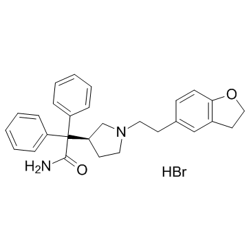 Darifenacin HBr structure