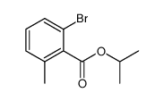 2-bromo-6-methylbenzoic acid isopropyl ester Structure