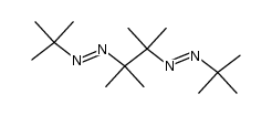 2,2'-(2,3-dimethylbutane-2,3-diyl)bis(1-(tert-butyl)diazene) Structure