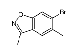6-bromo-3,5-dimethylbenzo[d]isoxazole Structure
