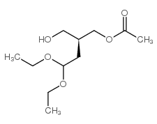 2-(2,2-二乙氧基乙基)-1,3-丙二醇乙酸酯结构式