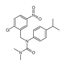 1-[(2-chloro-5-nitrophenyl)methyl]-3,3-dimethyl-1-(4-propan-2-ylphenyl)urea结构式