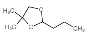 4,4-dimethyl-2-propyl-1,3-dioxolane Structure