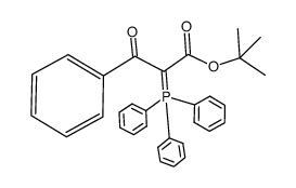 t-butyl 3-oxo-(2-triphenylphosphoranylidine)-3-phenylpropionate Structure