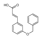 (E)-3-(3-phenylmethoxyphenyl)prop-2-enoic acid结构式