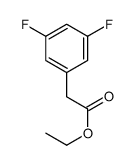 ethyl 2-(3,5-difluorophenyl)acetate Structure