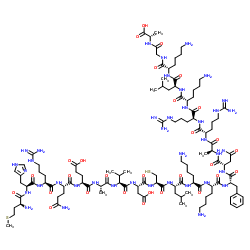 (Ala286)-Calmodulin-Dependent Protein Kinase II (281-302)结构式