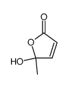 5-hydroxy-5-methyl-2(5H)-furanone Structure