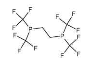 1,2-bis[bis(trifluoromethyl)phosphanyl]ethane结构式