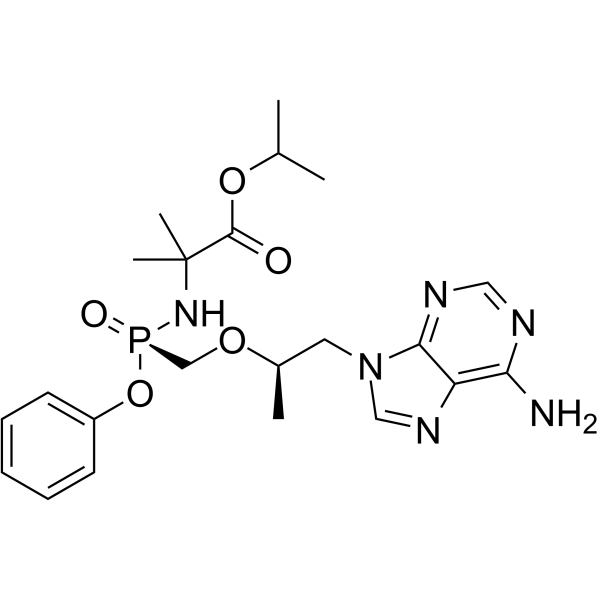 Tenofovir amibufenamide Structure