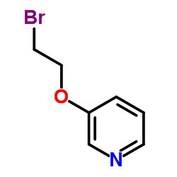 3-(2-Bromoethoxy)pyridine Structure