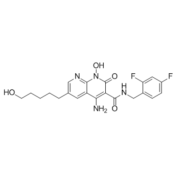 HIV-1整合酶抑制剂3结构式