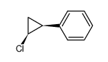 (2-chlorocyclopropyl)benzene结构式