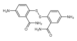 2,2'-Dithiobis(5-aminobenzamide) Structure