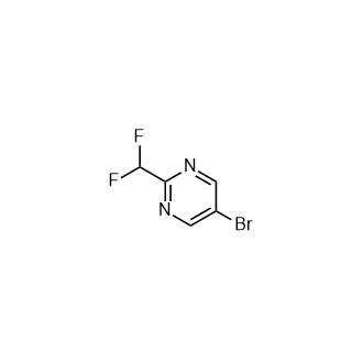 5-溴-2-(二氟甲基)嘧啶结构式