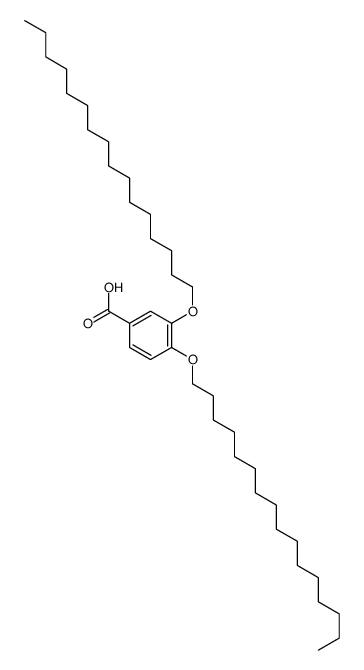 3,4-dihexadecoxybenzoic acid结构式