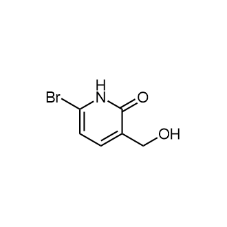 6-溴-3-(羟甲基)-1H-吡啶-2-酮结构式